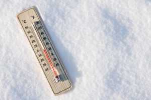 Термометр в снегу